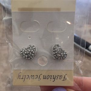 Heart Crystal Earrings